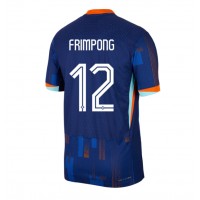 Niederlande Jeremie Frimpong #12 Fußballbekleidung Auswärtstrikot EM 2024 Kurzarm